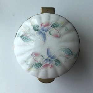 Vintage Aynsley Bone China Trinket Jewelry Box